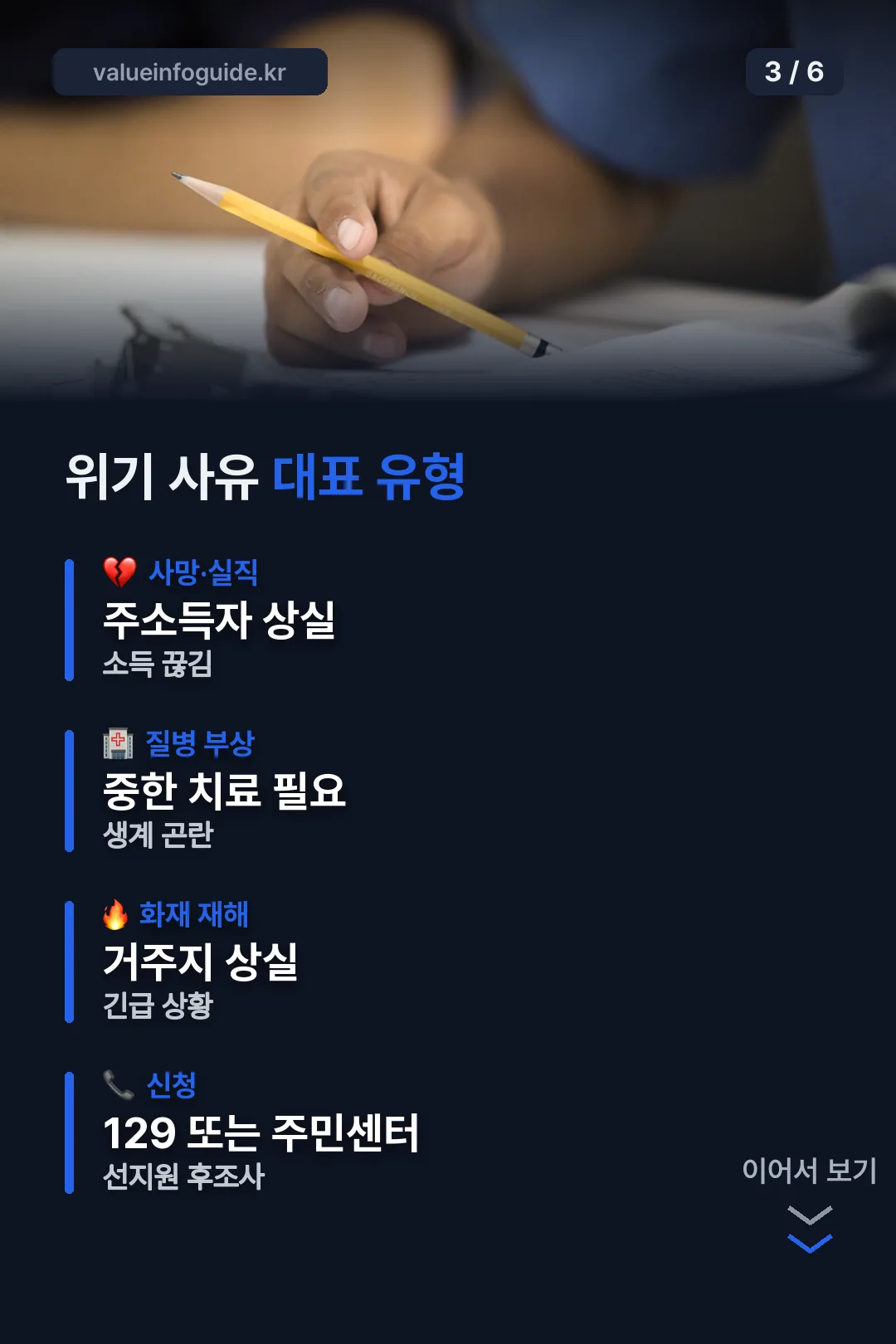 위기 사유 대표 유형