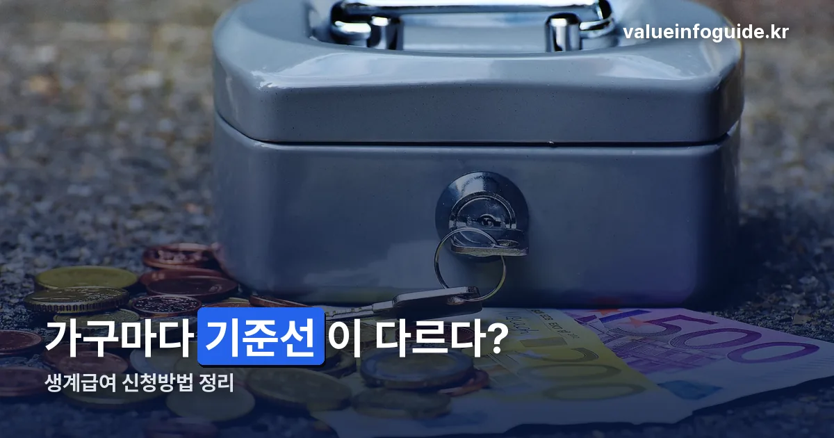 생계급여 신청방법 정리 썸네일